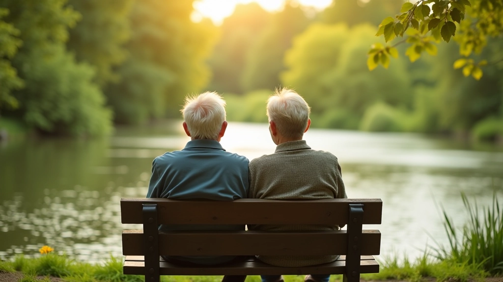 Seniori atpūšas pie Ventās upes krasta, pārgājiena pauzē, mierīga vidē